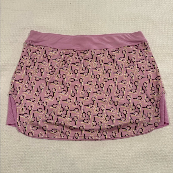 Grand Slam Performance Women’s Pink & Back Print Tennis Athletic Skort Large - Picture 1 of 4